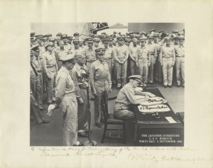 Japanese Surrender (signed photo)